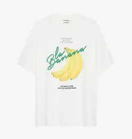 Catwalk Junkie T-Shirt 'Oversized Graphic' - Off White - Catwalk Junkie