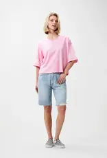Catwalk Junkie T-Shirt 'Football Jersey' - Soft Pink - Catwalk Junkie
