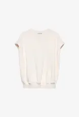 Catwalk Junkie Sleeveless Sweater 'Graphic' - Egret - Catwalk Junkie