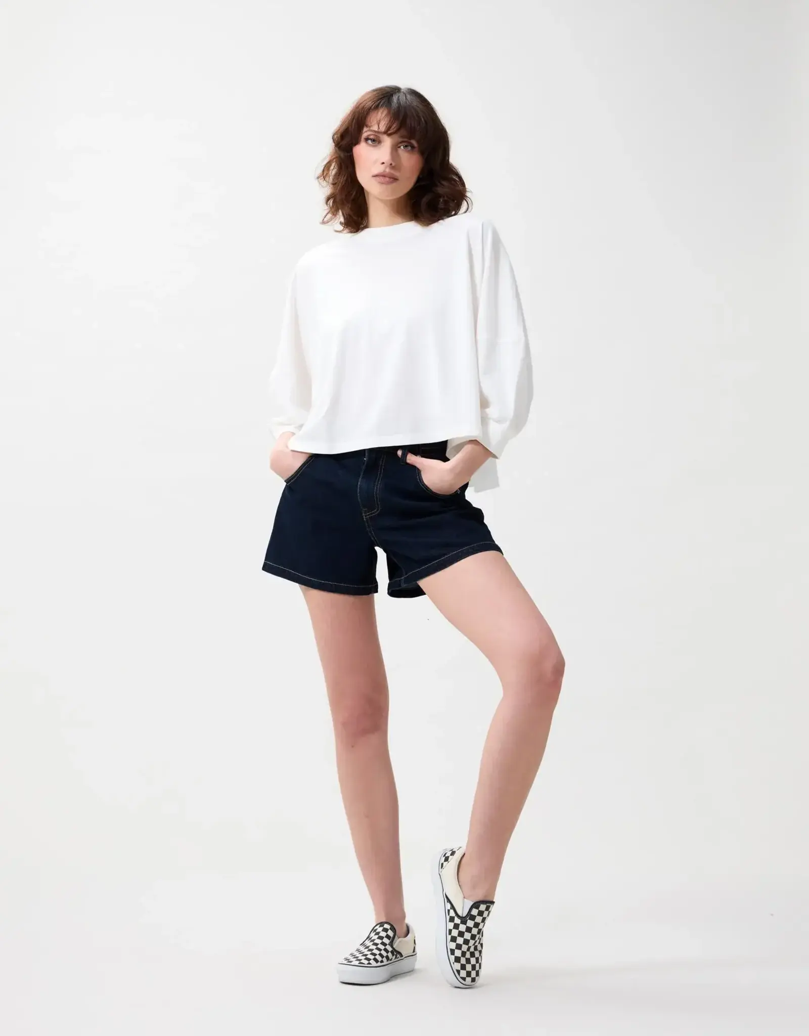 Catwalk Junkie T-Shirt  'Oversized' - Off White - Catwalk Junkie