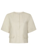 Blouse Linen 'Rory' - Creme - Neo Noir