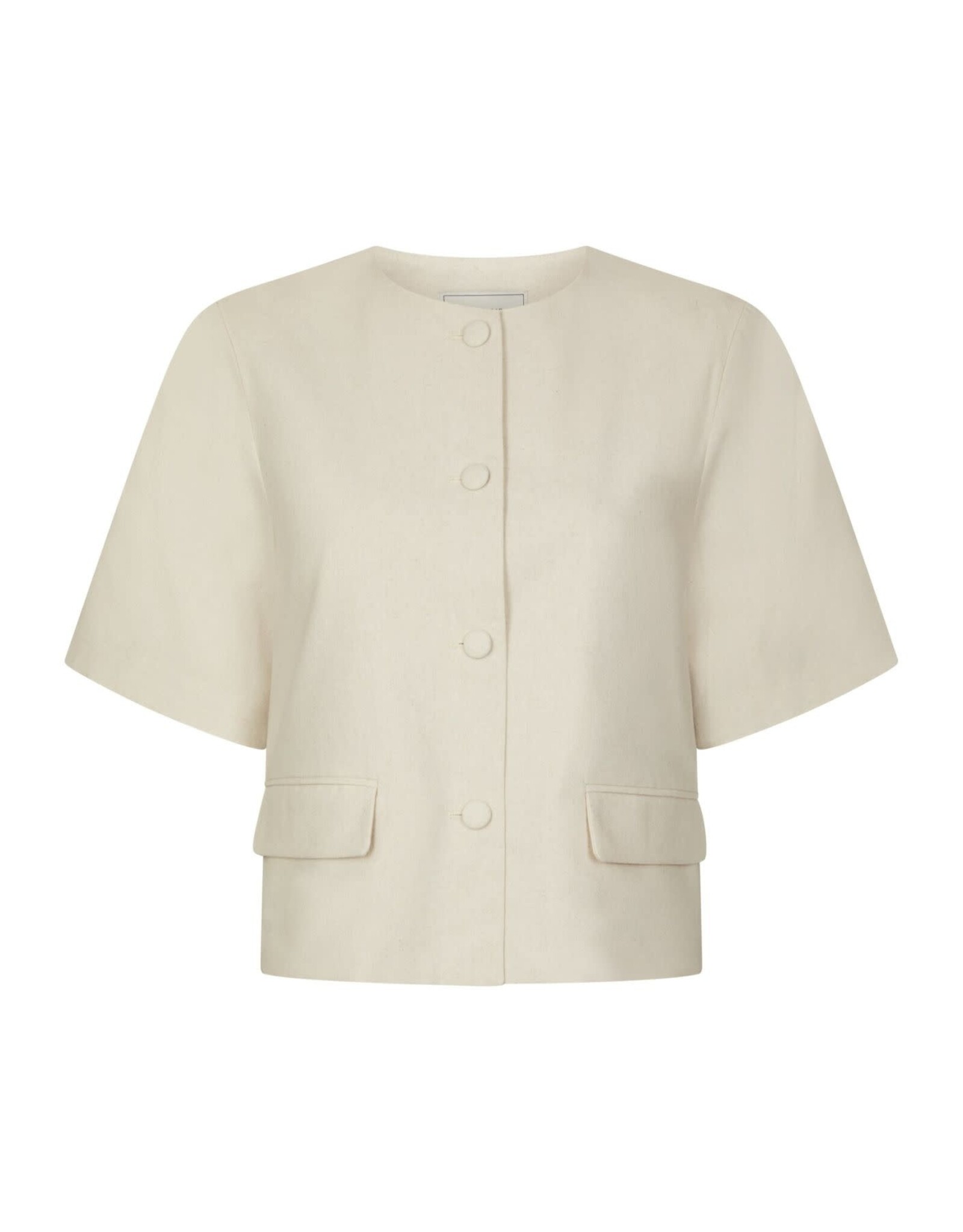 Blouse Linen 'Rory' - Creme - Neo Noir