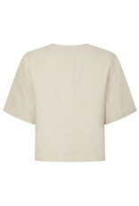 Blouse Linen 'Rory' - Creme - Neo Noir