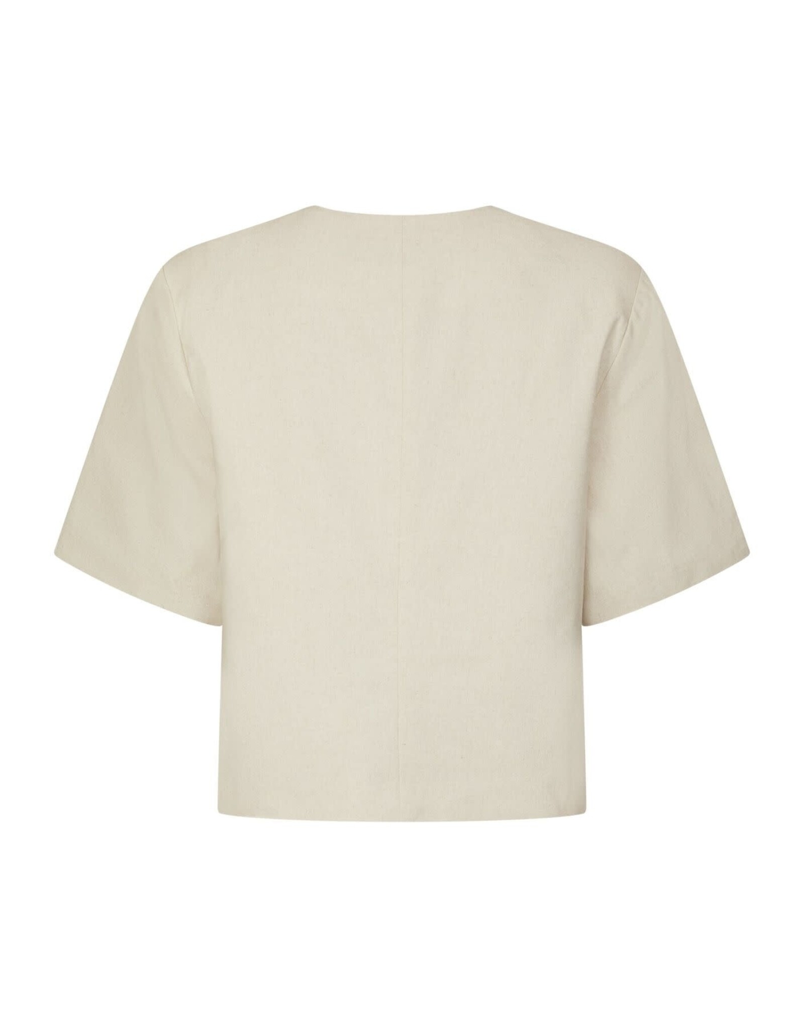 Blouse Linen 'Rory' - Creme - Neo Noir