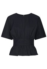 Blouse Poplin  'Annegret' - Navy - Neo Noir