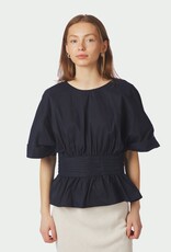 Blouse Poplin  'Annegret' - Navy - Neo Noir