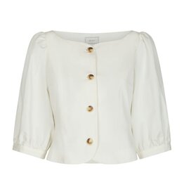 Blouse Twill 'Jeannie' - Off White - Neo Noir