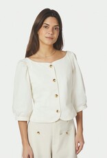 Blouse Twill 'Jeannie' - Off White - Neo Noir