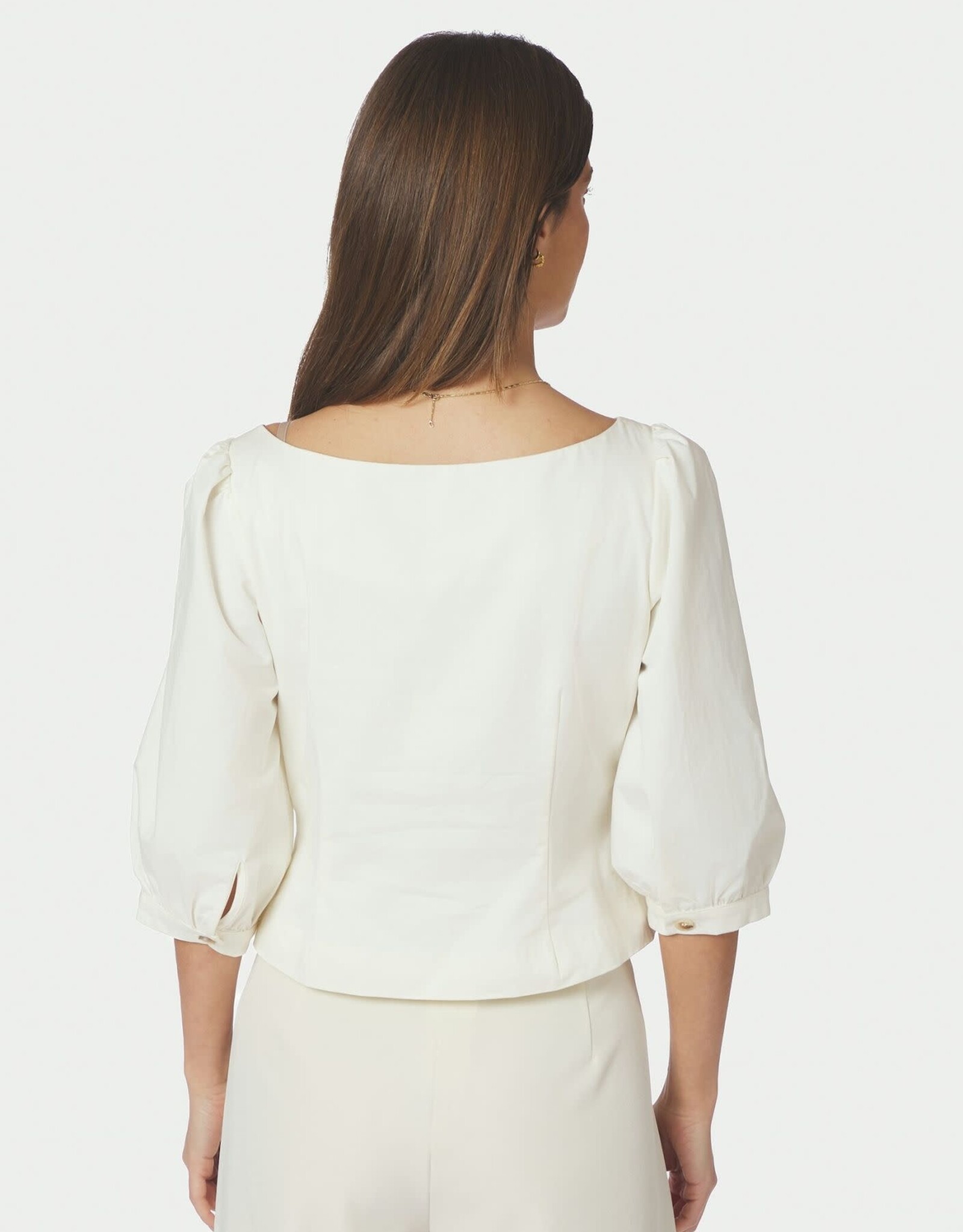 Blouse Twill 'Jeannie' - Off White - Neo Noir