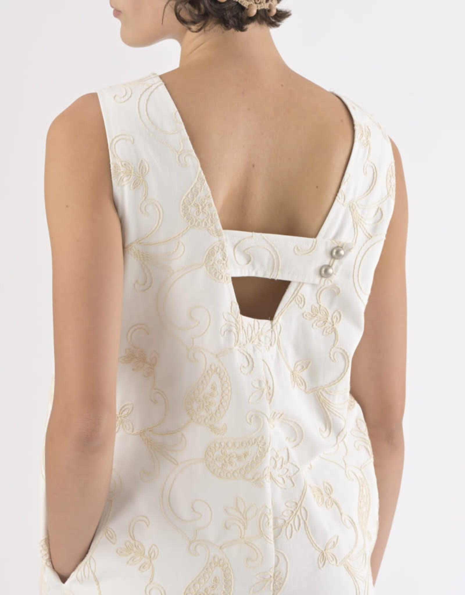 Orfeo - LMK Jurk 'Rubie' - Ecru - Orfeo