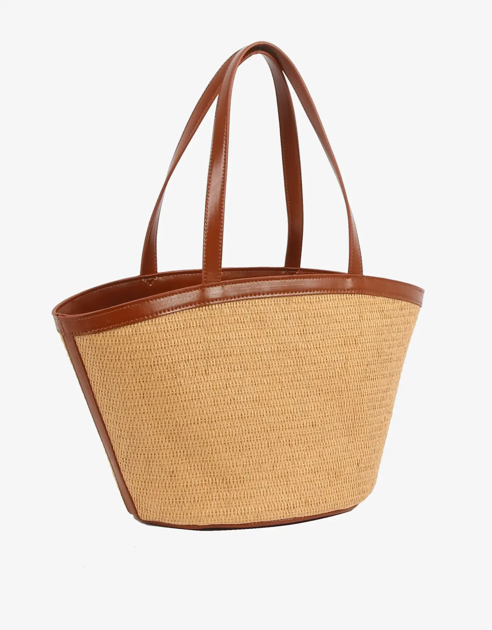 HVISK Handtas  'Bea Rafia Structure' - Wax Paper - Hvisk