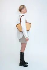 HVISK Handtas  'Bea Rafia Structure' - Wax Paper - Hvisk