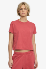 Colorful Standard T-Shirt 'Organic Boxy Crop Tee' - Faded Red - Colorful Standard