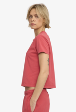 Colorful Standard T-Shirt 'Organic Boxy Crop Tee' - Faded Red - Colorful Standard