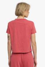 Colorful Standard T-Shirt 'Organic Boxy Crop Tee' - Faded Red - Colorful Standard