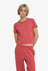 Colorful Standard T-Shirt 'Organic Boxy Crop Tee' - Faded Red - Colorful Standard