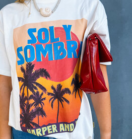 Harper&Yve T-Shirt 'Solysombra' - Ecru - Harper&Yve