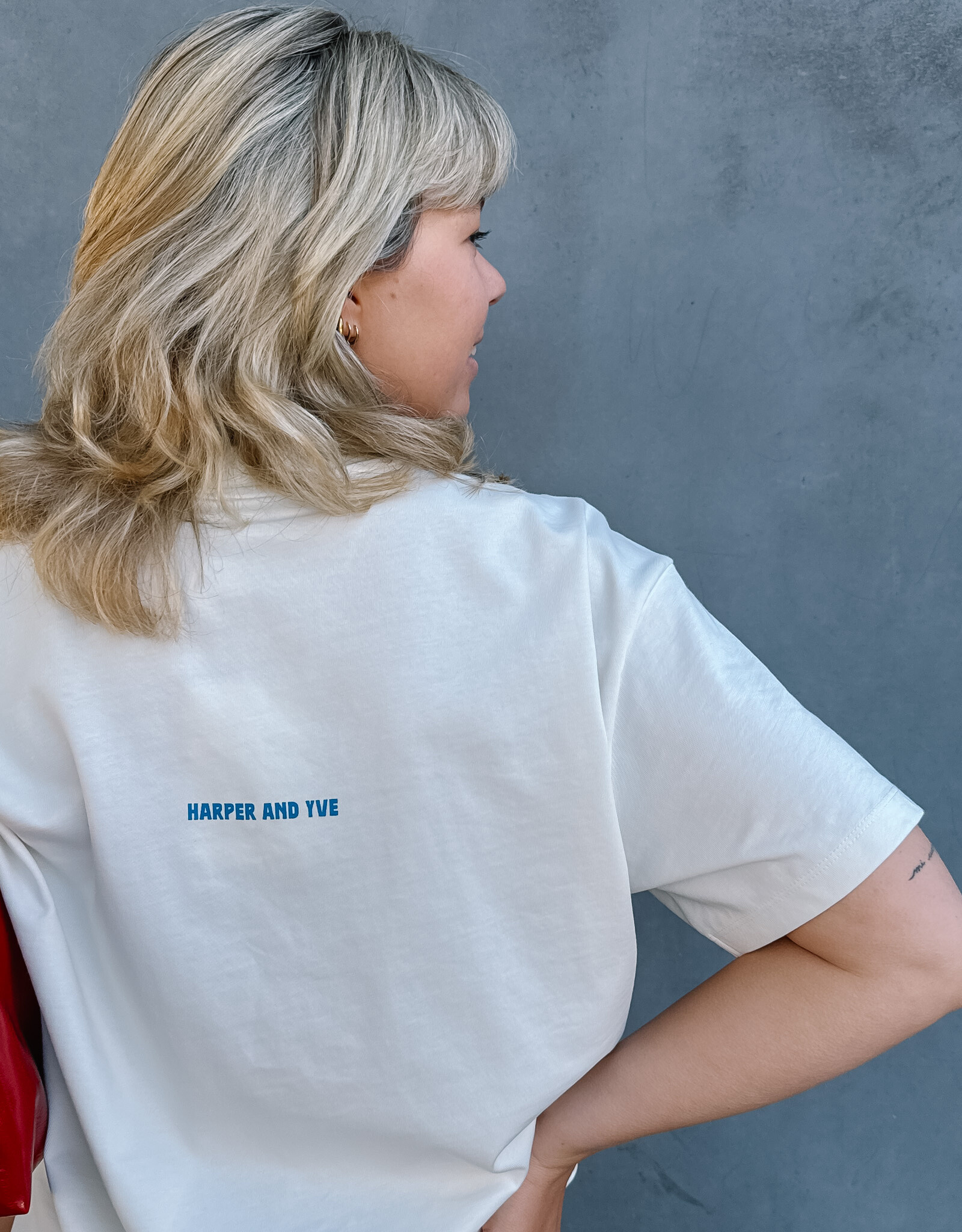 Harper&Yve T-Shirt 'Solysombra' - Ecru - Harper&Yve