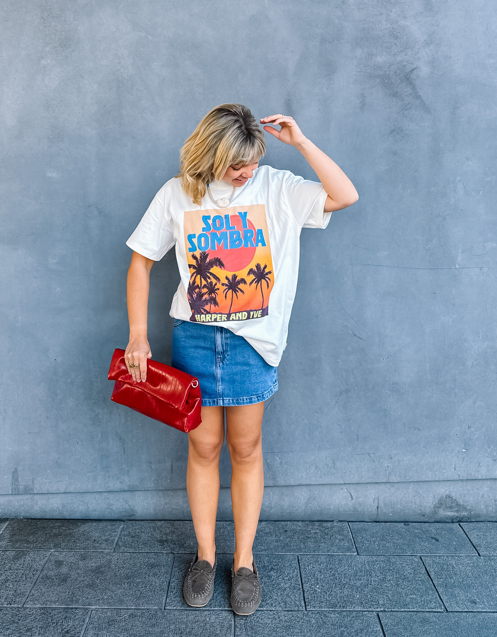 Harper&Yve T-Shirt 'Solysombra' - Ecru - Harper&Yve