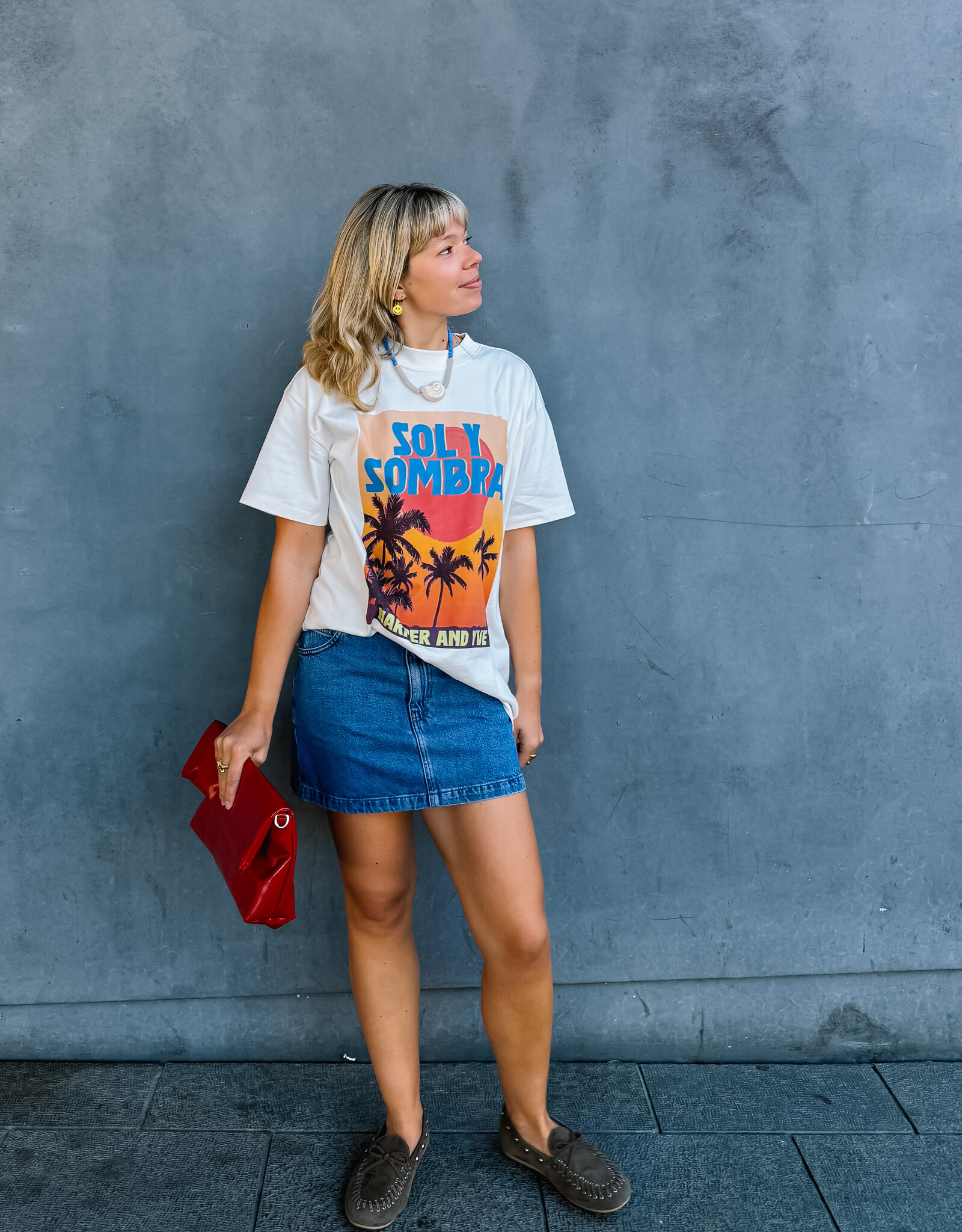 Harper&Yve T-Shirt 'Solysombra' - Ecru - Harper&Yve