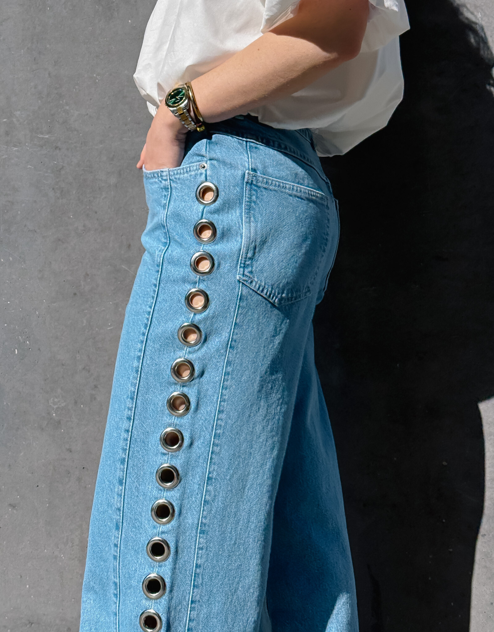 Harper&Yve Jeans 'Mayraeye' - Mid Blue - Harper&Yve