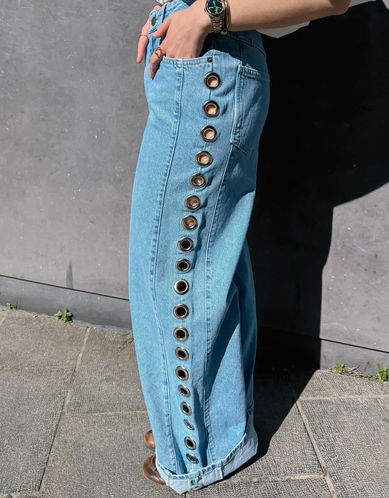 Harper&Yve Jeans 'Mayraeye' - Mid Blue - Harper&Yve