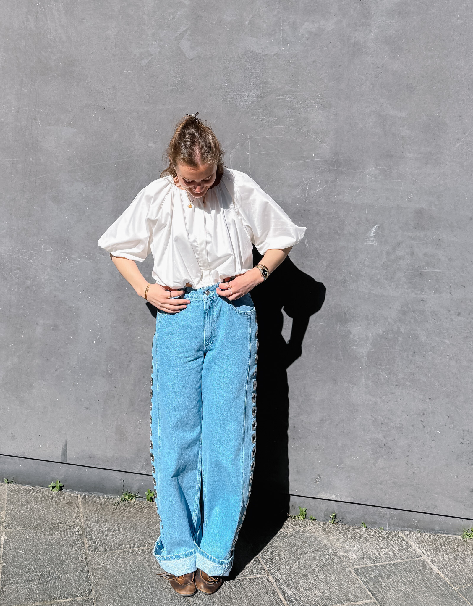 Harper&Yve Jeans 'Mayraeye' - Mid Blue - Harper&Yve