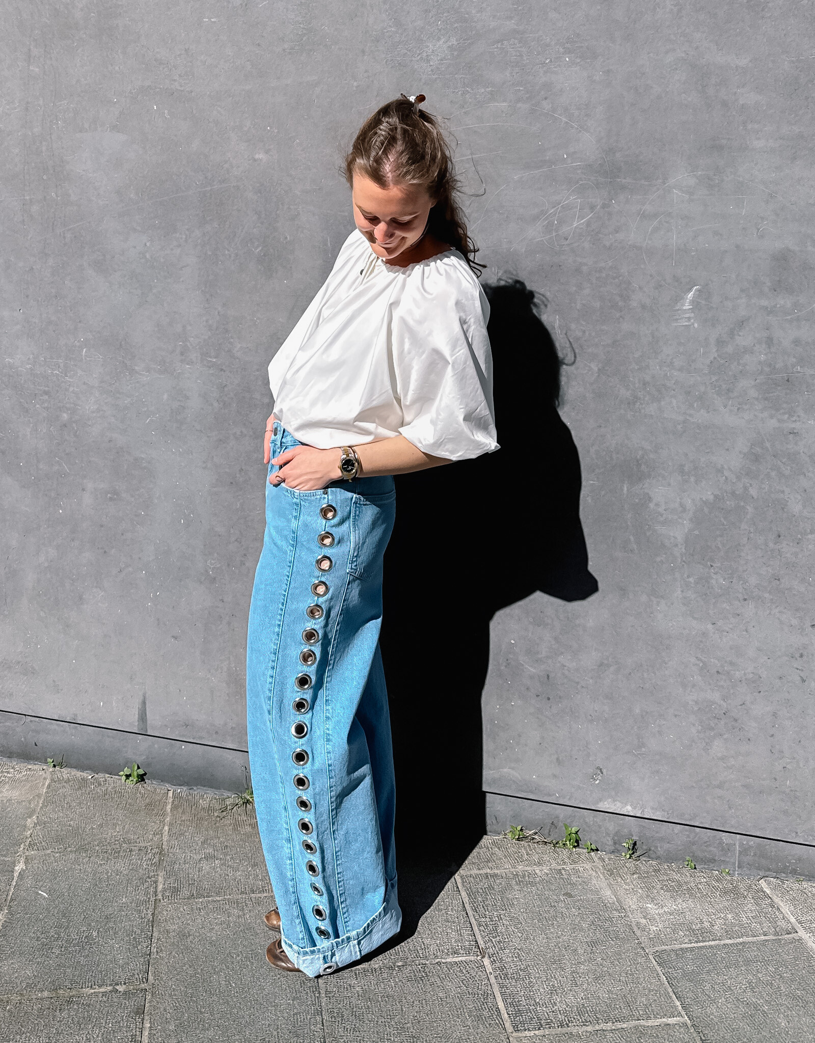 Harper&Yve Jeans 'Mayraeye' - Mid Blue - Harper&Yve