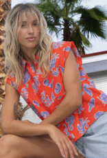 Laure+Max Blouse 'Clipper' - Imprime Calanque - Laure+Max