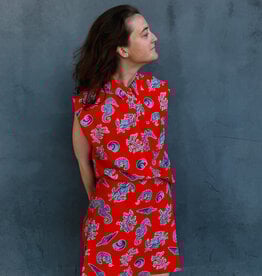 Laure+Max Blouse 'Clipper' - Imprime Calanque - Laure+Max