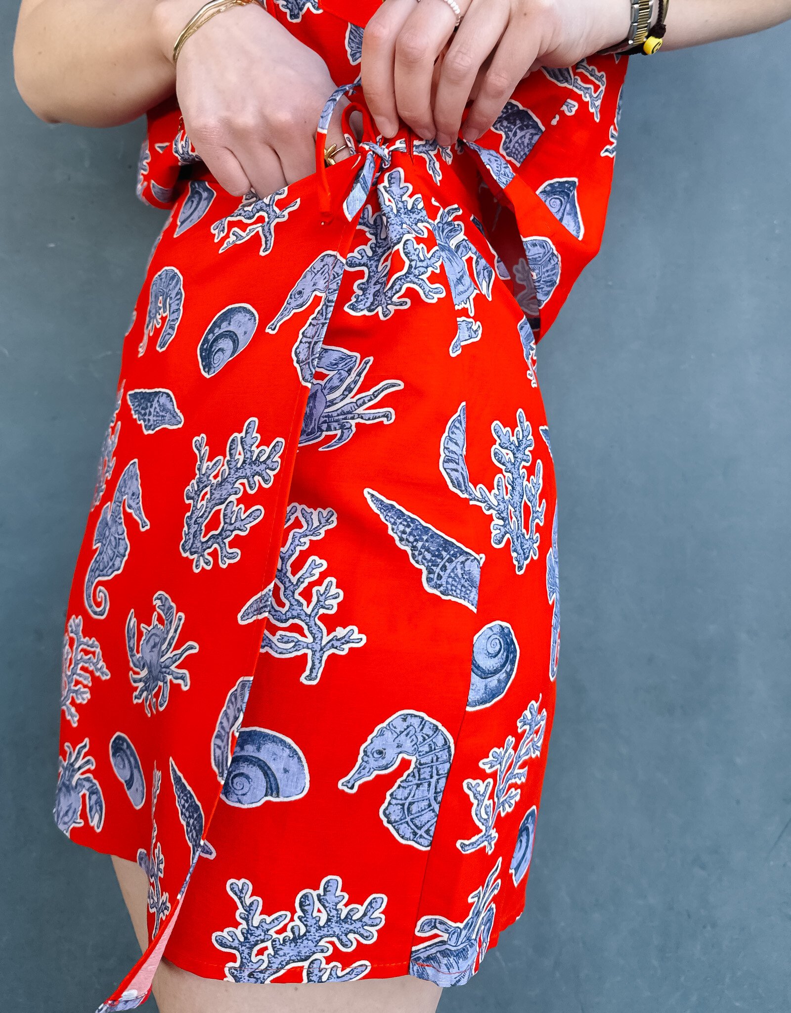 Laure+Max Short 'June' - Imprime Calanque - Laure+Max