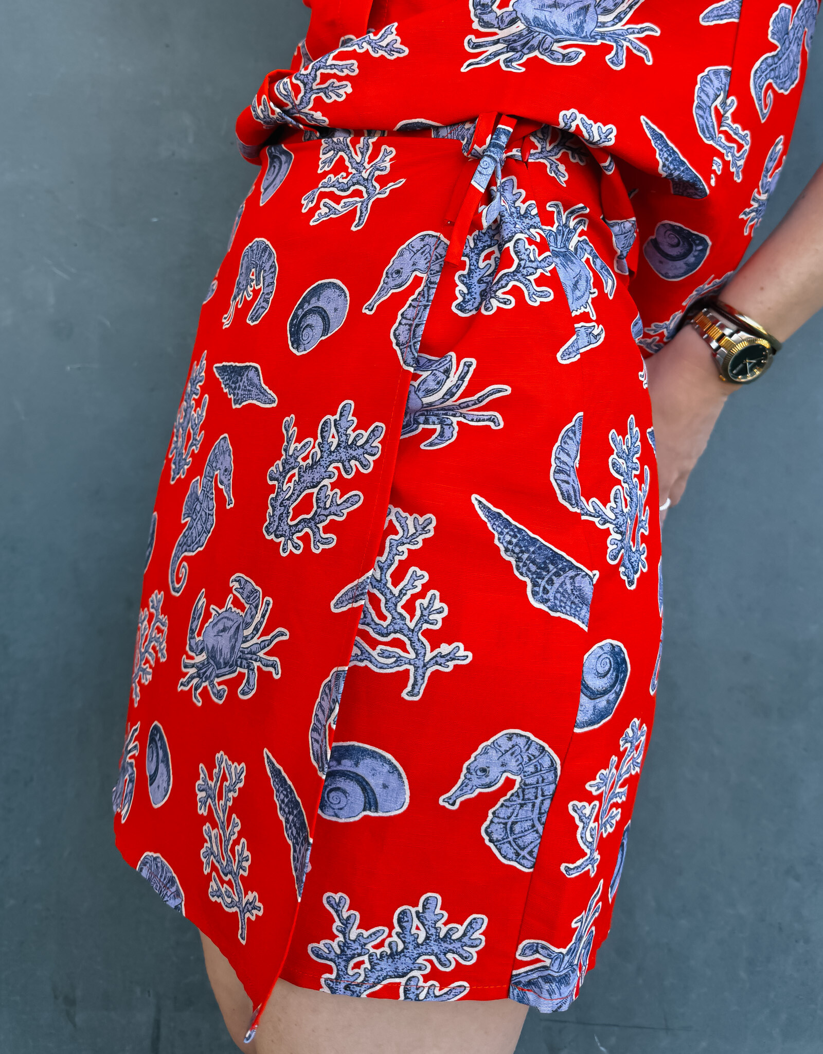 Laure+Max Short 'June' - Imprime Calanque - Laure+Max