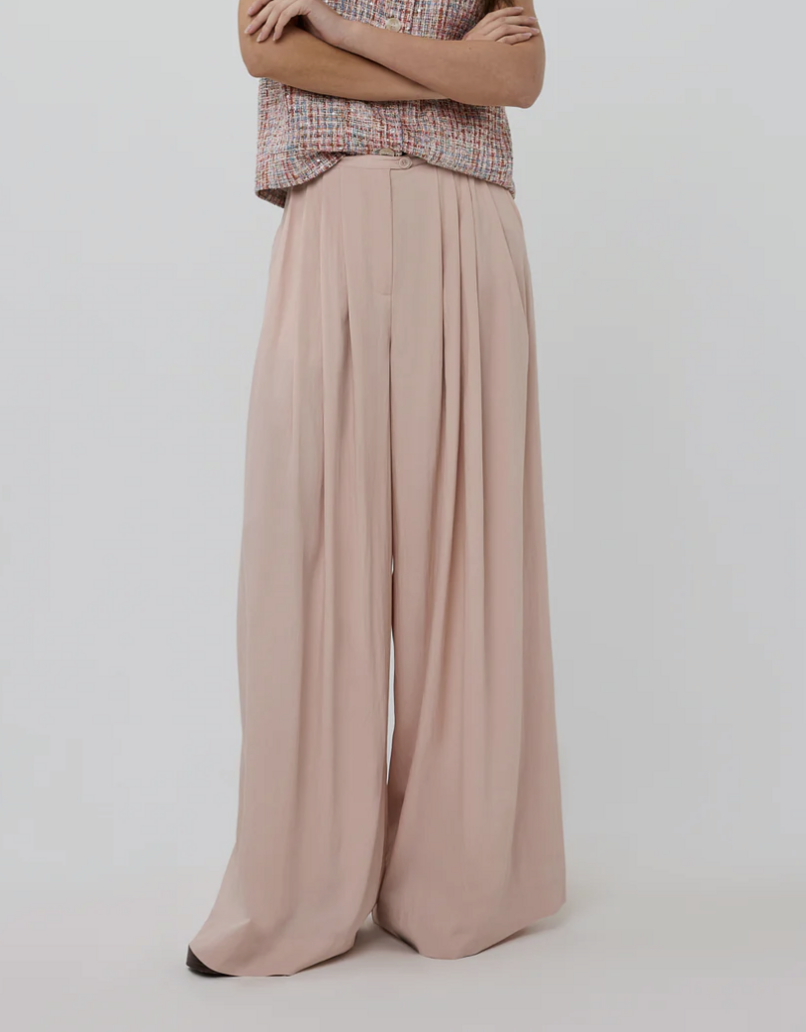 Studio Amaya Broek 'Lotus' - Light Pink - Studio Amaya