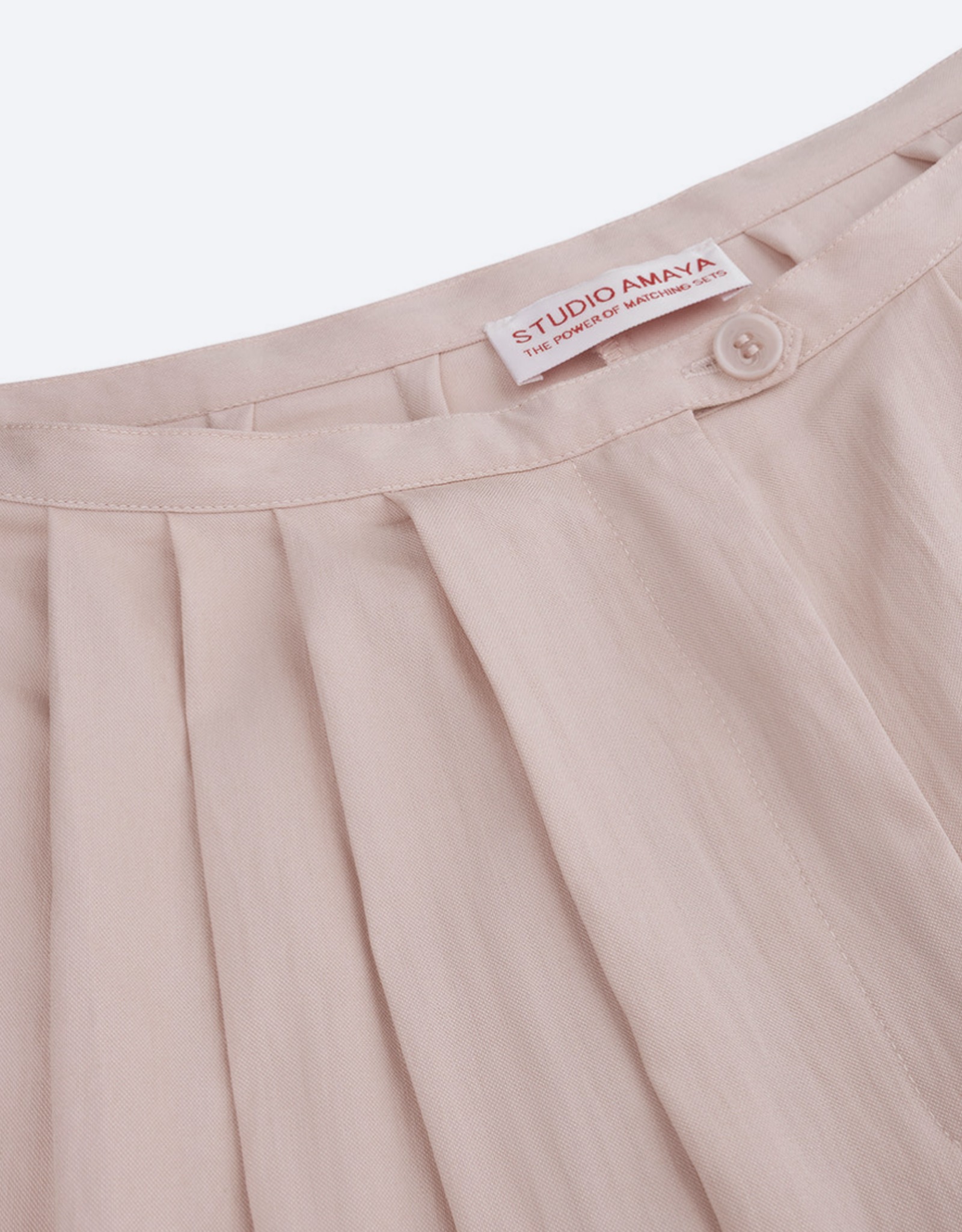 Studio Amaya Broek 'Lotus' - Light Pink - Studio Amaya