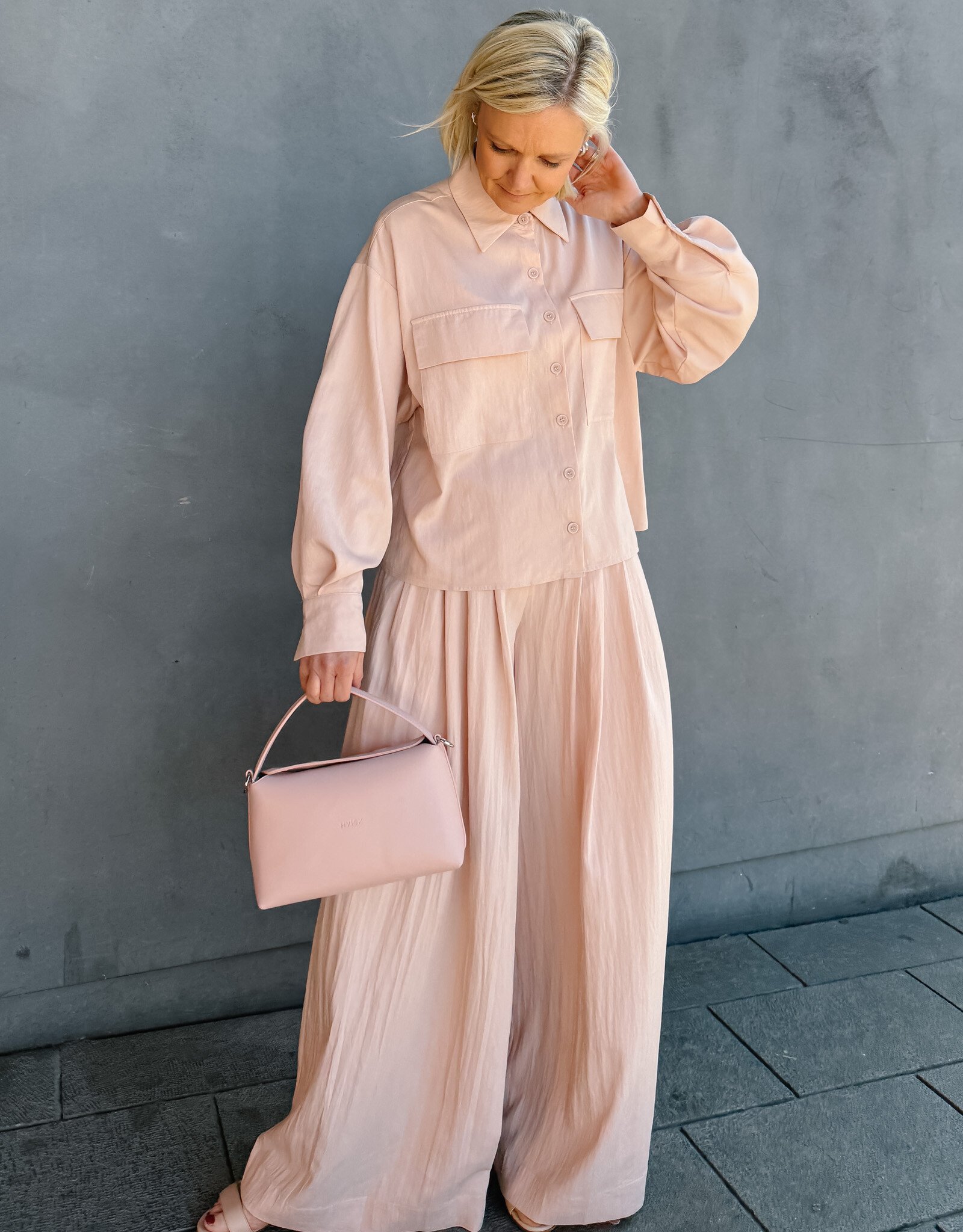 Studio Amaya Broek 'Lotus' - Light Pink - Studio Amaya