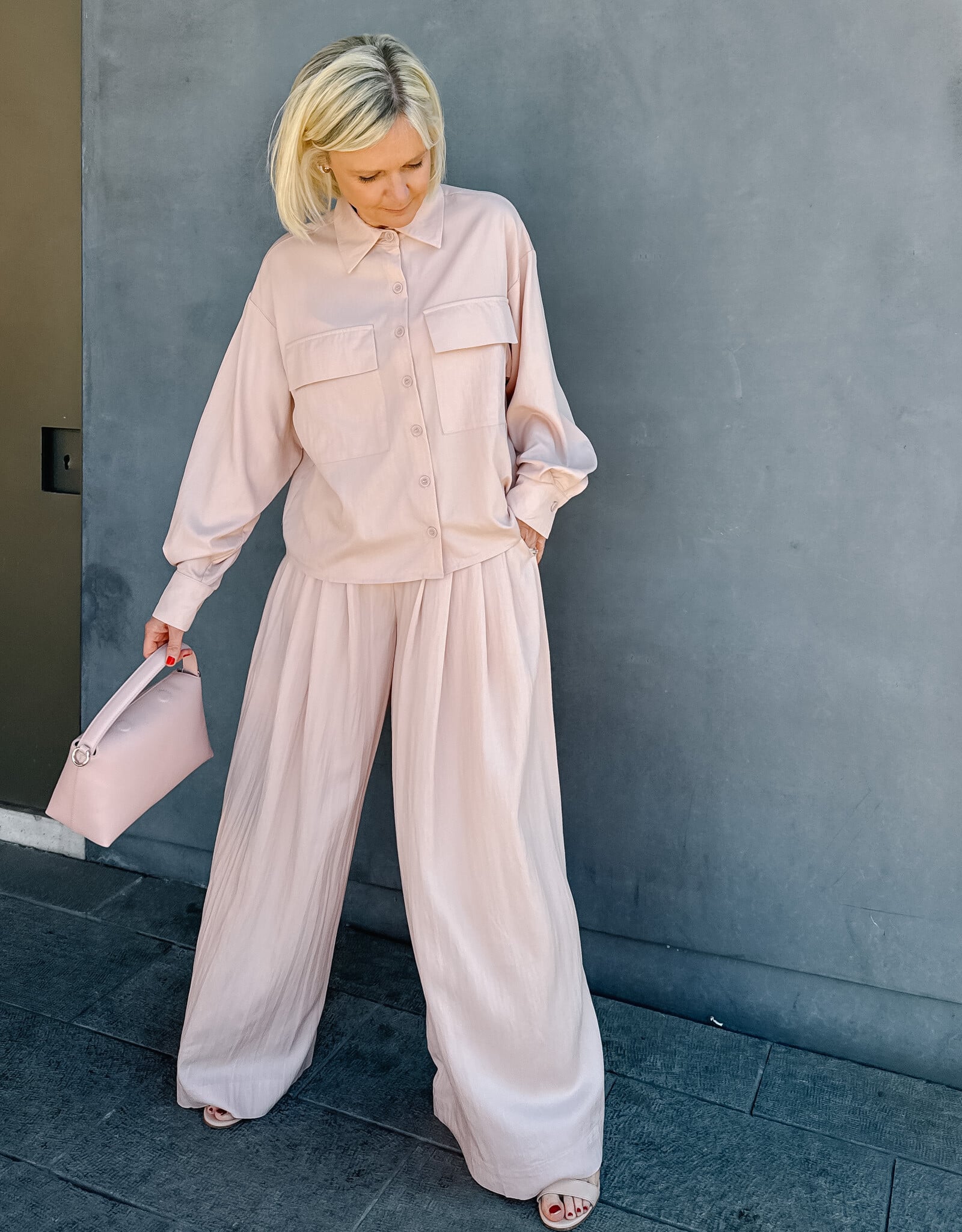 Studio Amaya Broek 'Lotus' - Light Pink - Studio Amaya