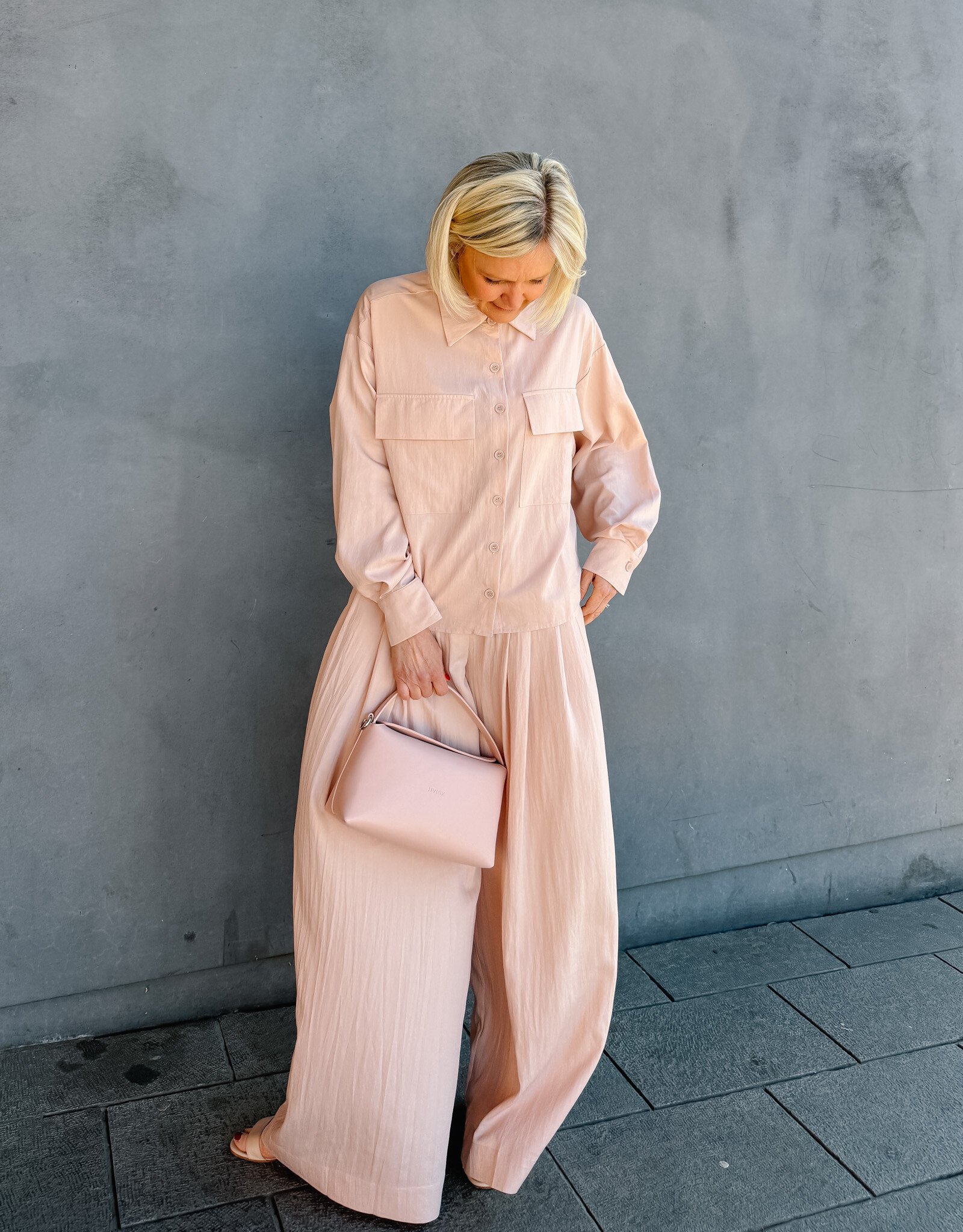 Studio Amaya Broek 'Lotus' - Light Pink - Studio Amaya