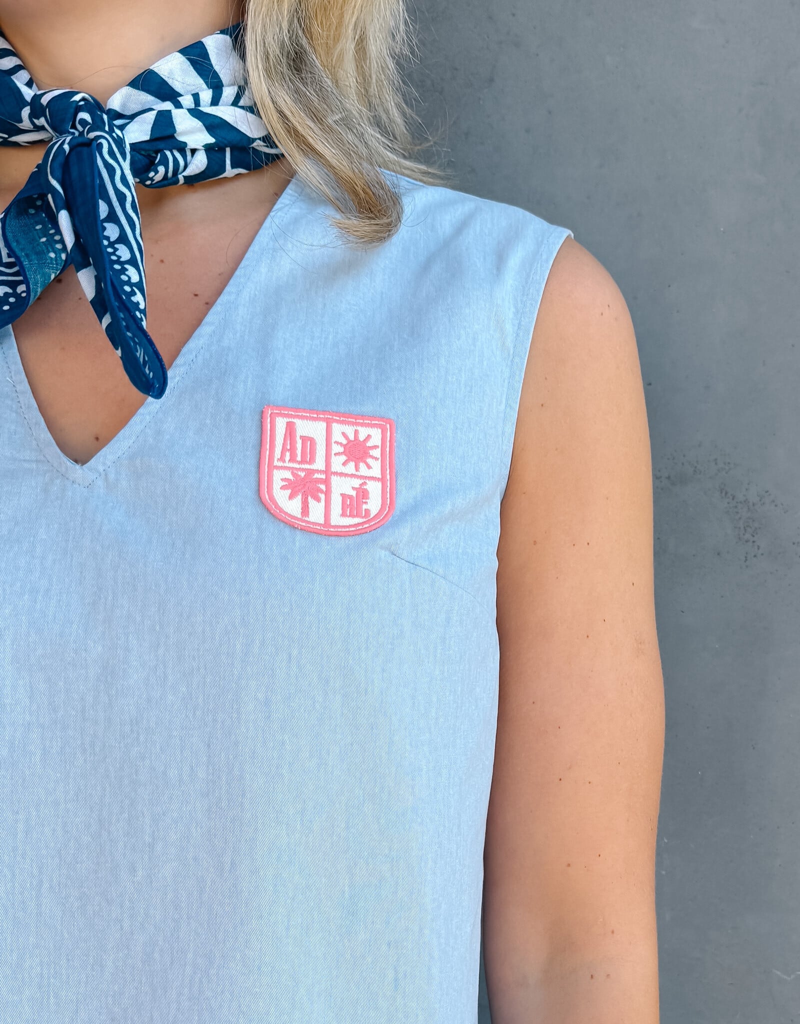 The Golden House Ad Jurk 'Holly' - Denim - Adoré