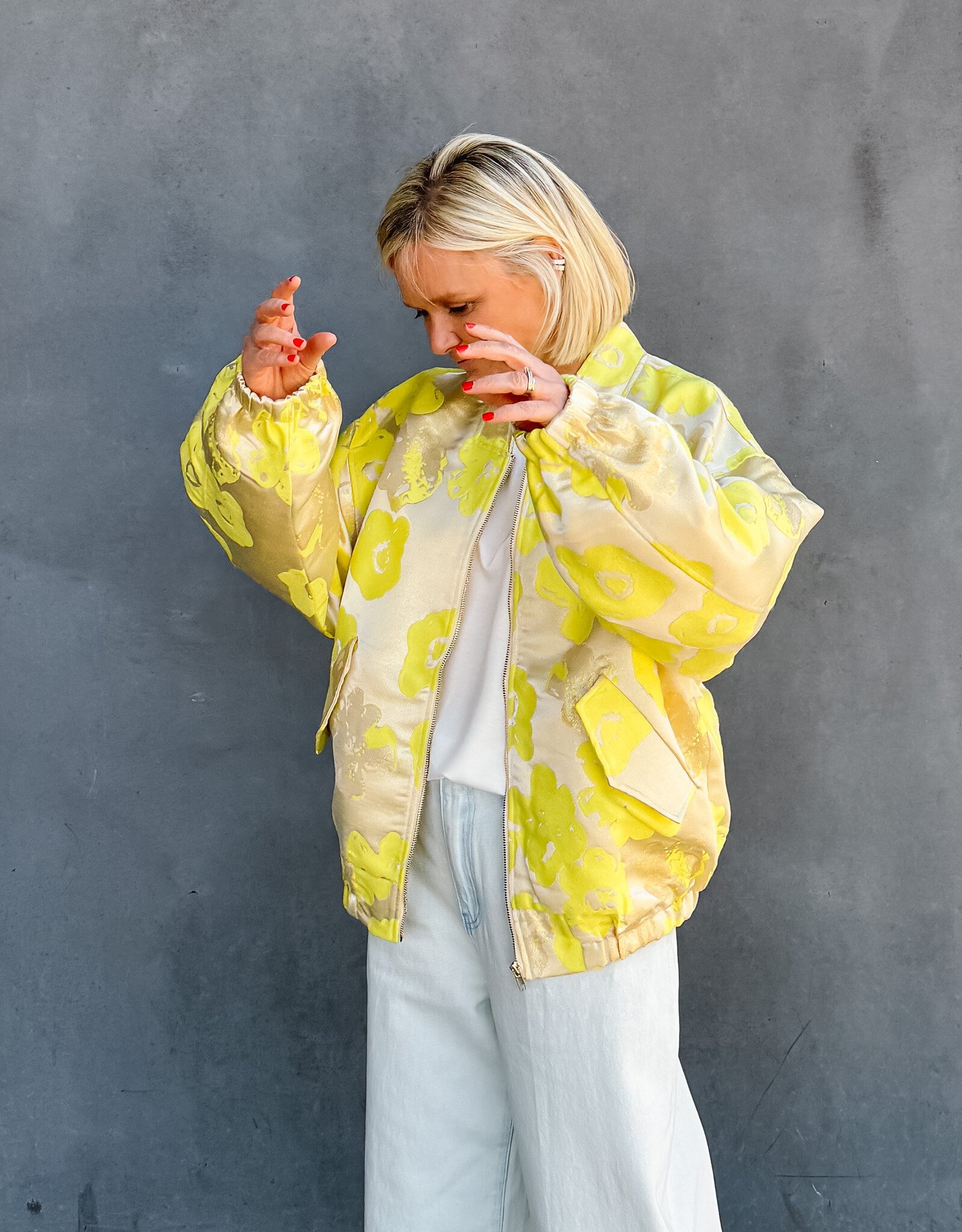 Studio Amaya Bomber 'Fenna' - Yellow - Studio Amaya