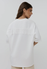 Studio Amaya T-Shirt Back Detail 'Stef' - White - Studio Amaya