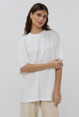 Studio Amaya T-Shirt Back Detail 'Stef' - White - Studio Amaya