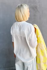 Studio Amaya T-Shirt Back Detail 'Stef' - White - Studio Amaya
