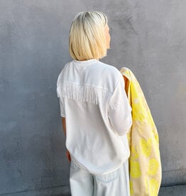 Studio Amaya T-Shirt Back Detail 'Stef' - White - Studio Amaya