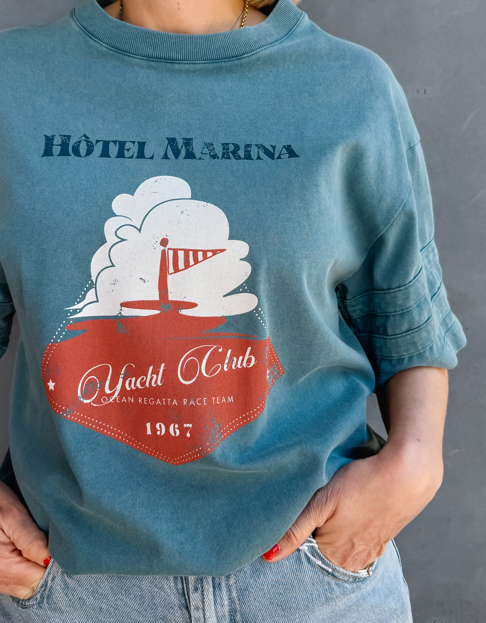 Hod Paris T-Shirt 'Carter Yacht' - Indigo - Hod Paris