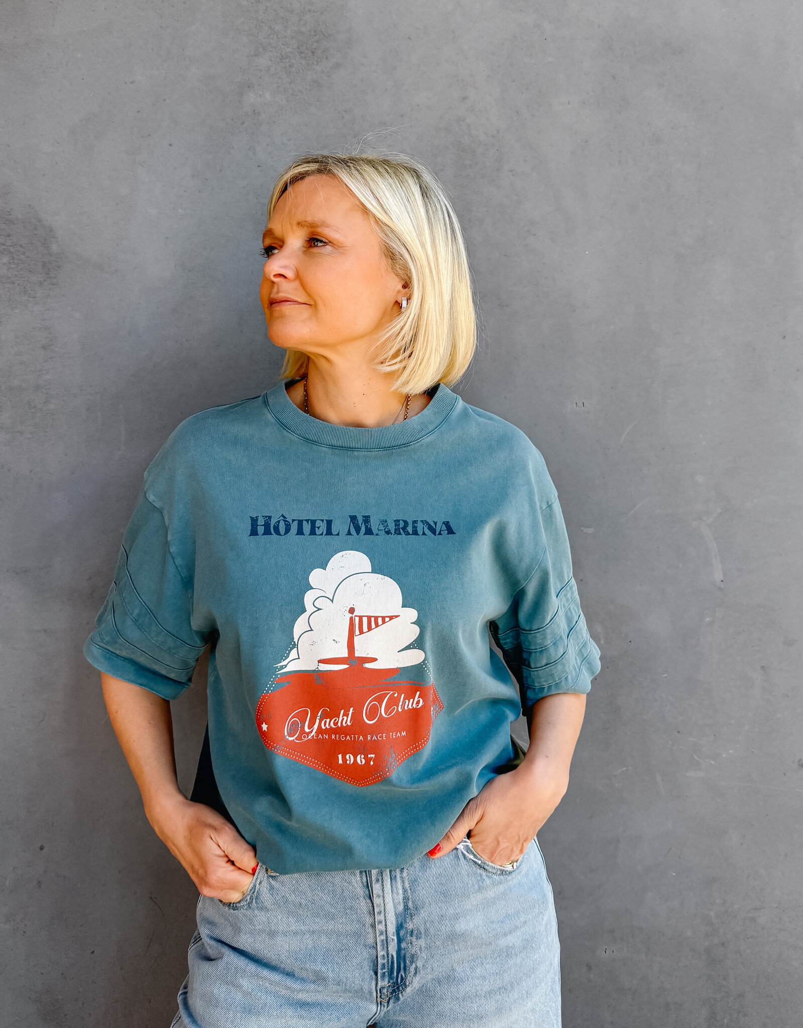 Hod Paris T-Shirt 'Carter Yacht' - Indigo - Hod Paris