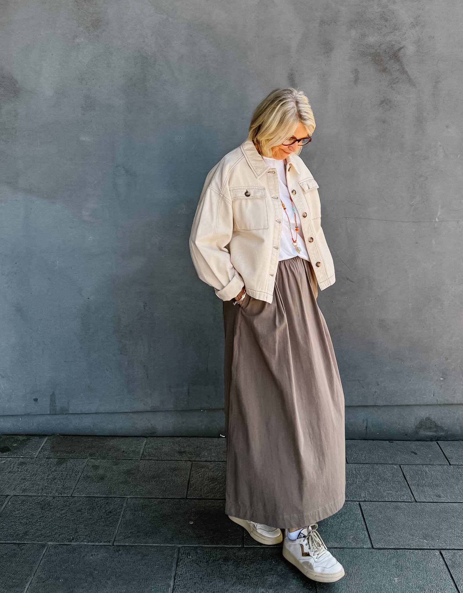 Esmé Studios Rok 'Ruby' - Charcoal Gray - Esmé Studios