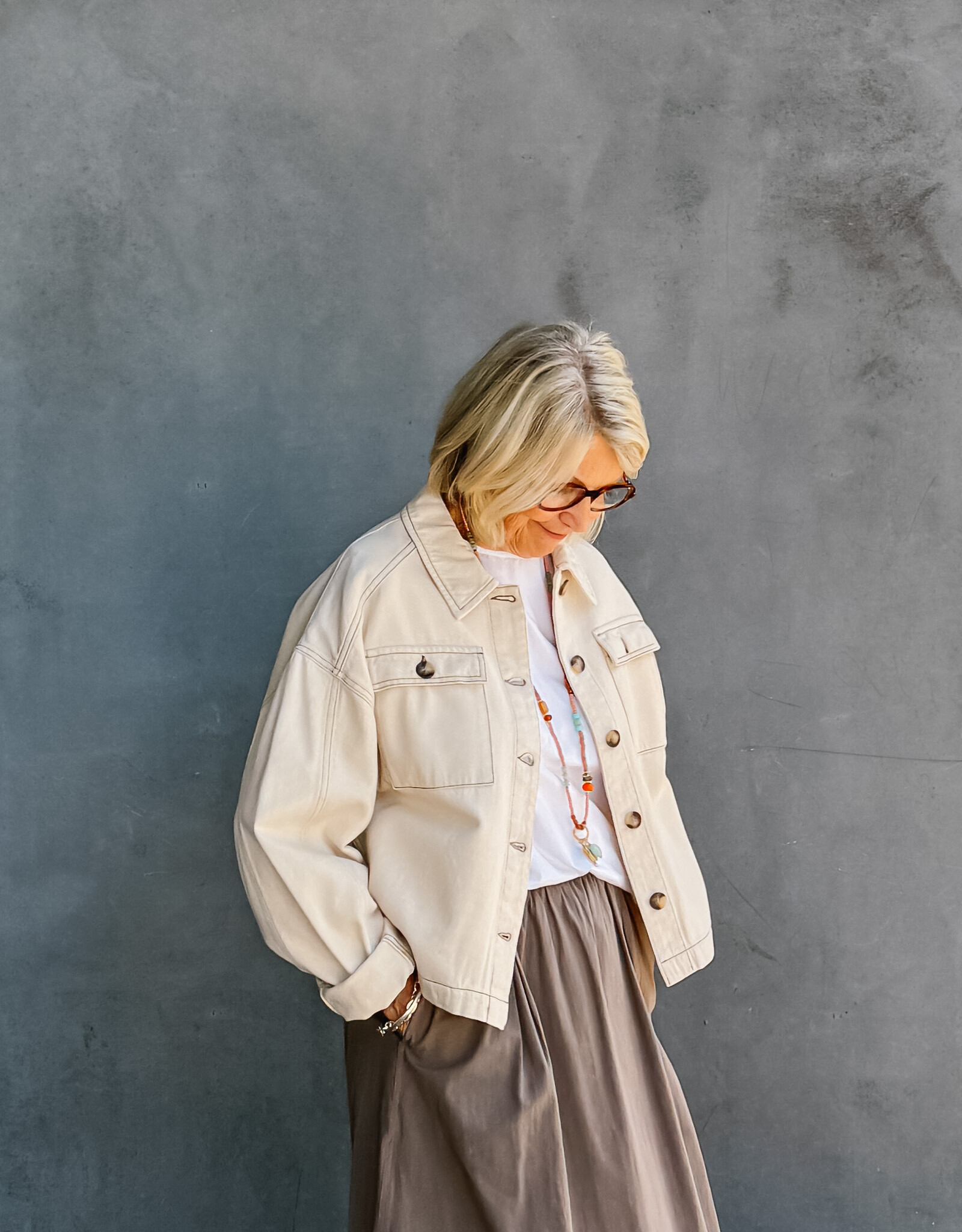 Another Label Jacket 'Enora' - Off White - Another-Label