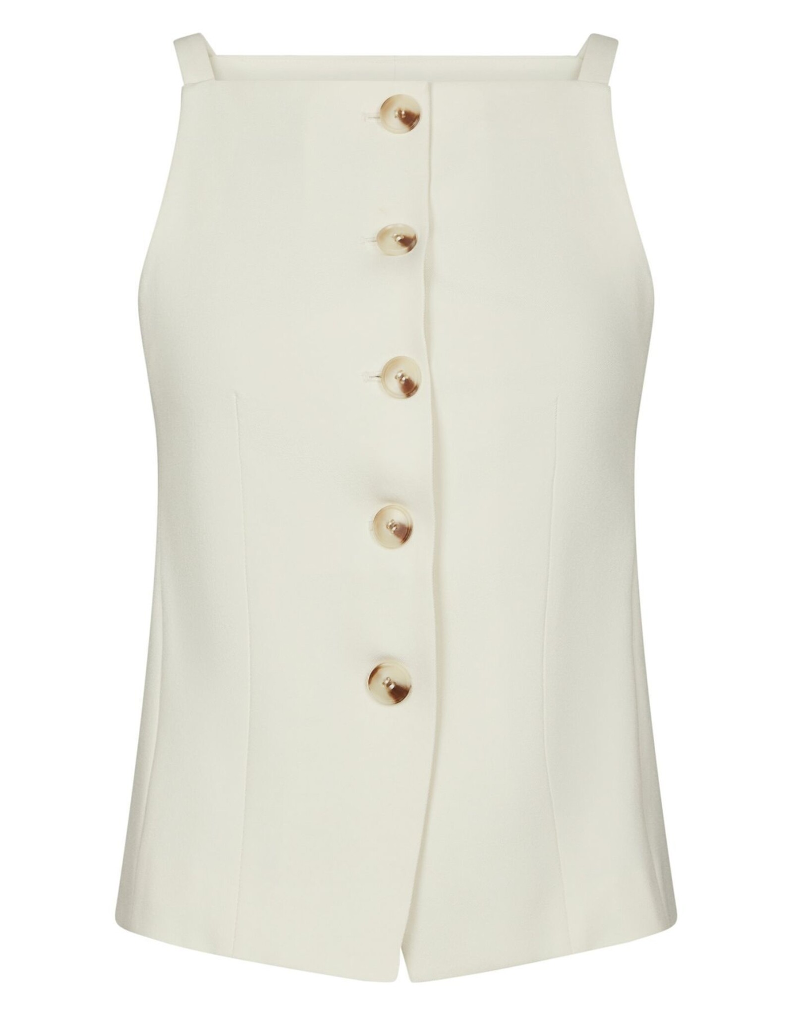 Top/Waistcoat  'Kylie' - Off White - Neo Noir