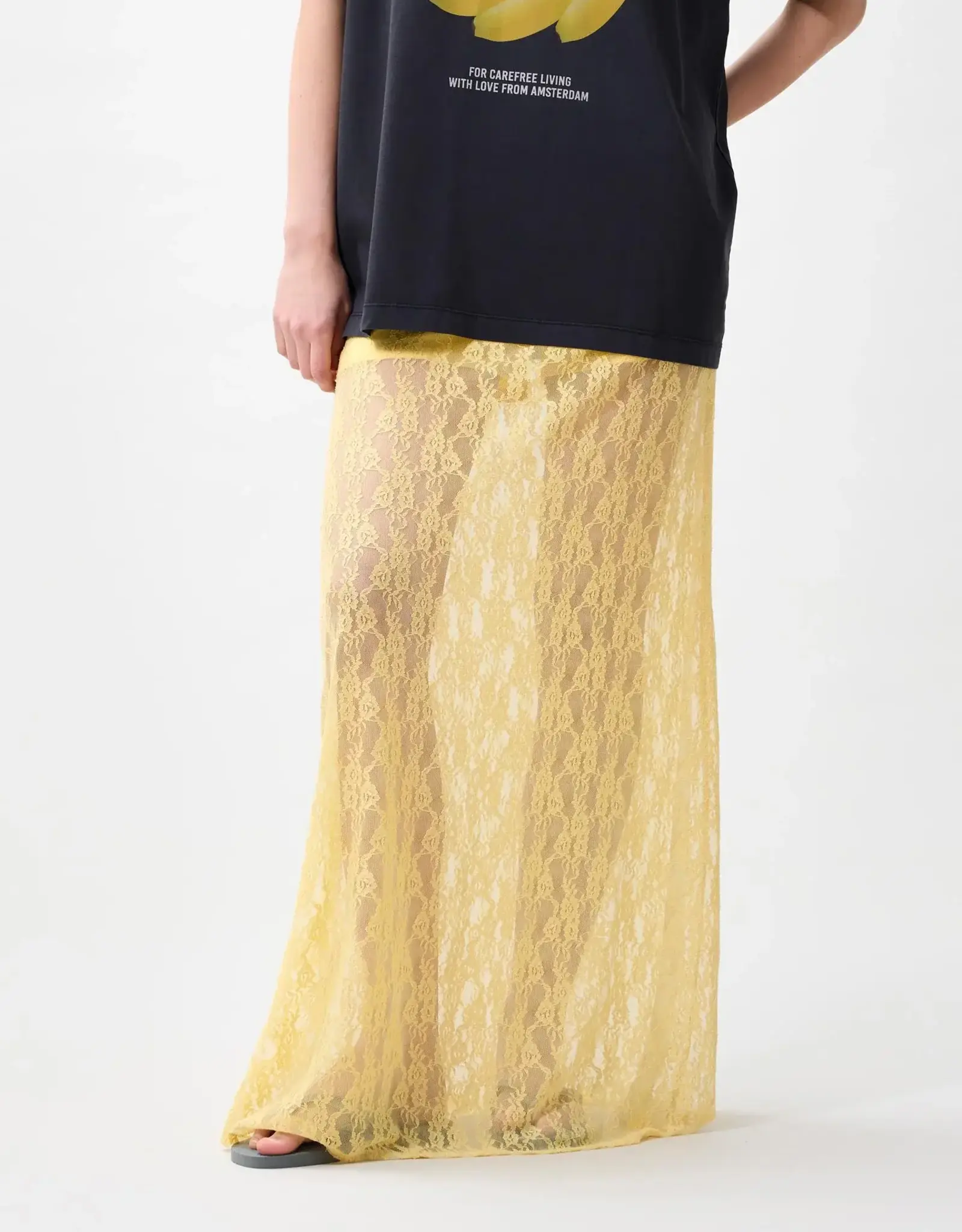 Catwalk Junkie Rok 'Lace' - Mellow Yellow  - Catwalk Junkie