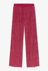 Catwalk Junkie Broek 'Pull On Lace' - Cranberry Juice - Catwalk Junkie